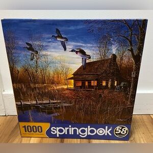 Springbok Duck Lodge 1000 Piece Jigsaw Puzzle Made in USA